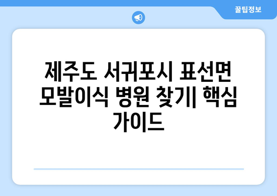 제주도 서귀포시 표선면 모발이식 병원 추천 & 가격 비교 | 후기, 이벤트, 할인 정보