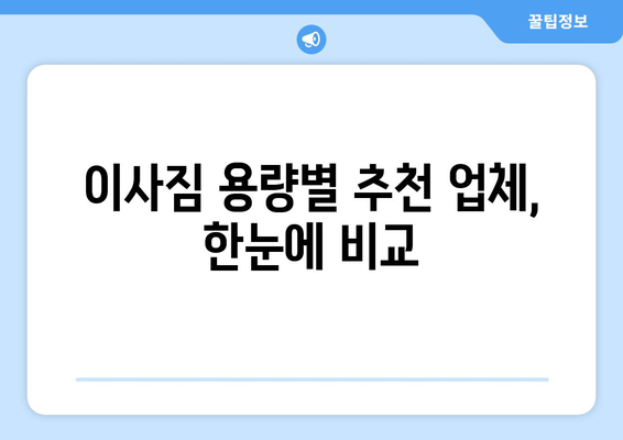 무안군 운남면 용달이사 전문 업체 비교 가이드 | 가격, 서비스, 후기, 추천