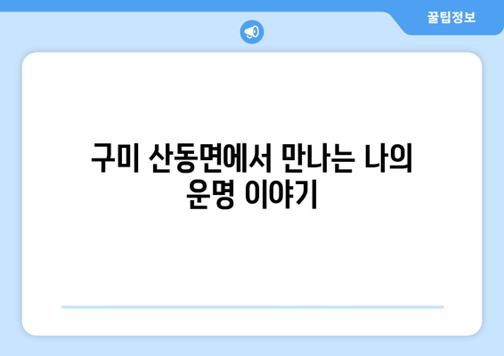 경상북도 구미시 산동면 사주| 나의 운명을 알아보는 곳 |  운세, 신점, 사주풀이, 전통문화