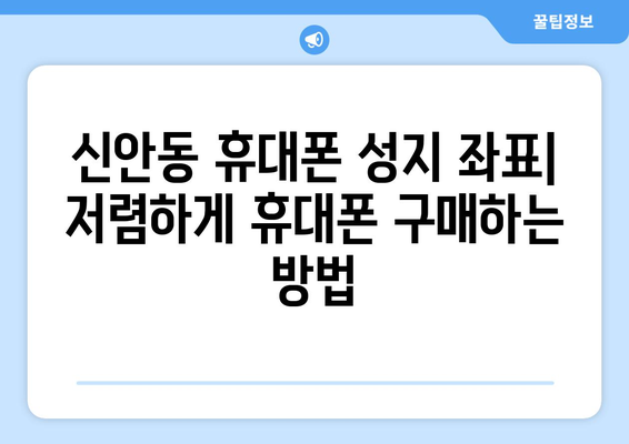 광주 북구 신안동 휴대폰 성지 좌표 & 추천 매장 정보 | 휴대폰 저렴하게 구매하기, 최신폰 할인 정보